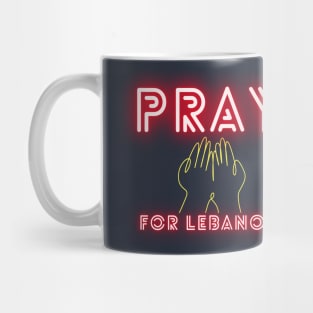 Pray For Lebanon Mug